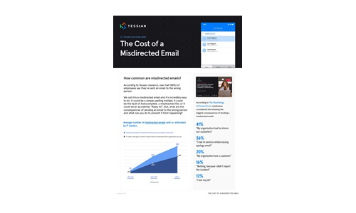 What is the Cost of a Misdirected Email?